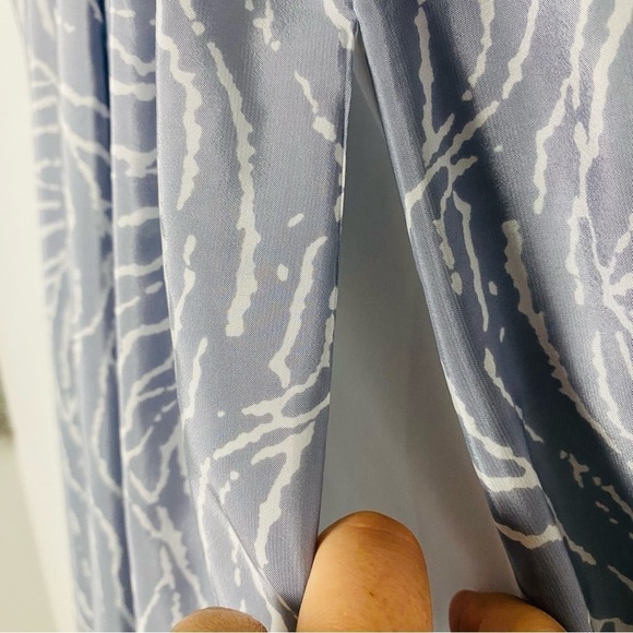 SUSANA MONACO Womans Grey Print Spaghetti Strap Mini Dress Size 2 - Picture 5 of 12